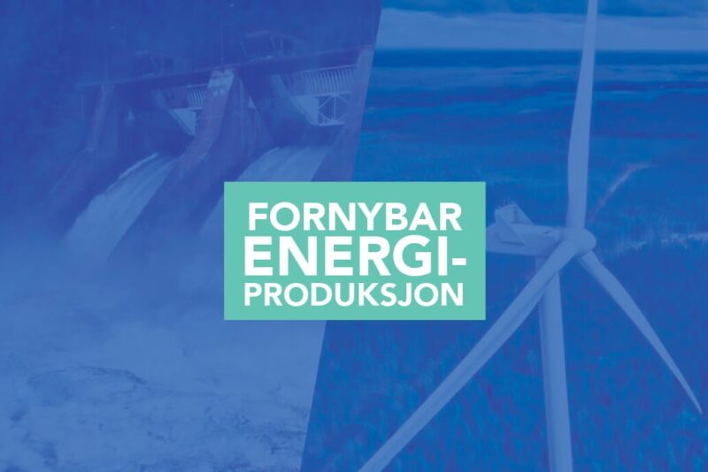 Plakat Fornybar energiproduksjon