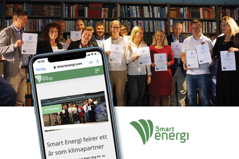 Smart Energi feirer ett år som klimapartner i Viken