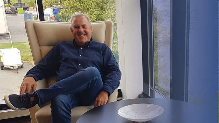 Daglig leder Lars Andersen i Norengros Medi Partner i Fredrikstad