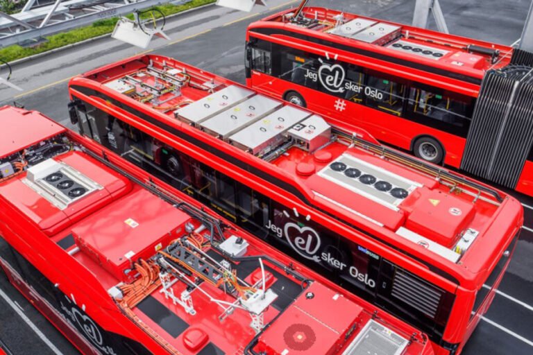 Taket på elektriske busser i Nedre Glomma regionen.