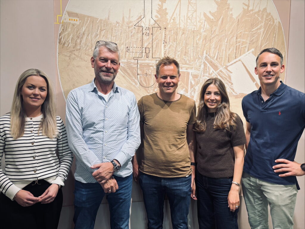 Fra venstre: Stine Solli Sandsness, Tom Chr Meyer-Bredesen, Rune Terjesen, Benedicte Brøvig, Fredrik Andresen.