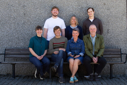 Fra øverst til venstre: Einar Lebesbye, naturforvalter i Vestby kommune, Tanja Auren fra Frogn Kommune, Are Innes Gairdner Tuft, regionleder i Klimapartnere Akershus. Fra nederst til venstre: Signe Raftevold Rue, klima- og miljørådgiver i Nesodden kommune. Anders Berggren, Miljørådgiver fra Nordre Follo kommune. Elisabeth Dahle, plan- og miljørådgiver i Ås kommune. Stein Rosten, miljørådgiver fra Enebakk kommune