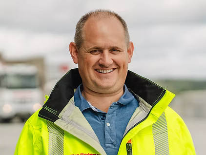 Erik Røksland, driftsleder for ressursparken